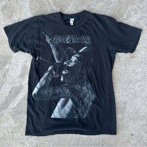 Wiz Khalifa Black Graphic Tee with Artist Design